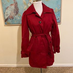 Michael Kors petite belted trench coat